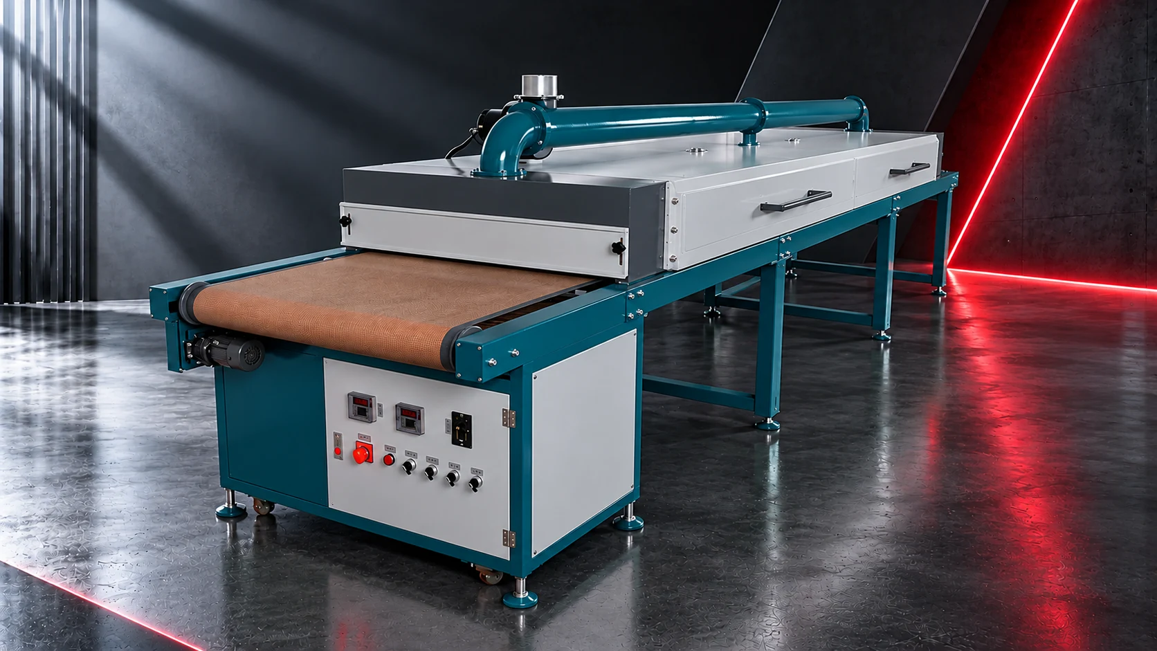 Flat-belt conveyor ovens